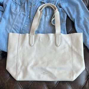 Coach Cream Tote Bag